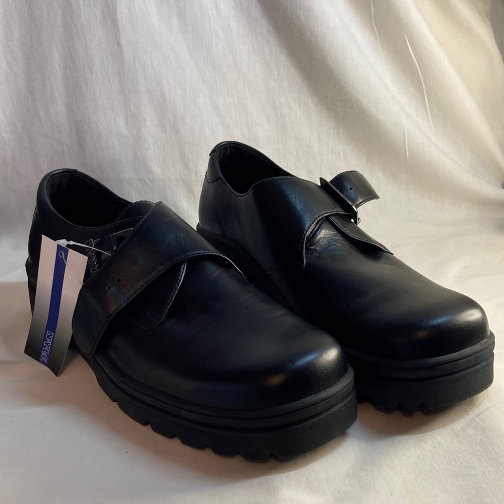 Lugz Black Leather Strap Shoes lug